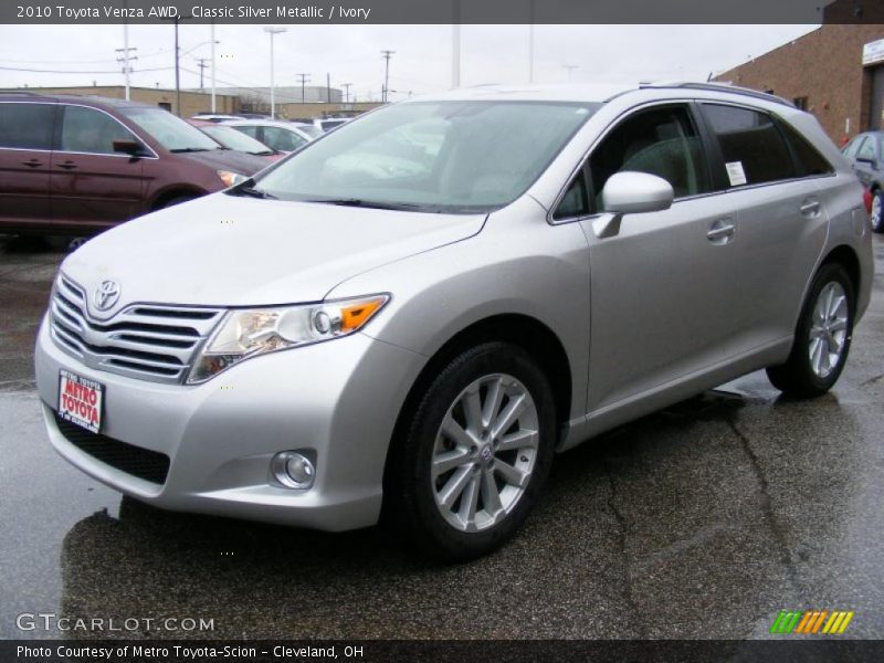  2010 Venza AWD Classic Silver Metallic