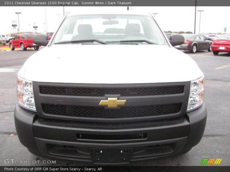 Summit White / Dark Titanium 2011 Chevrolet Silverado 1500 Regular Cab