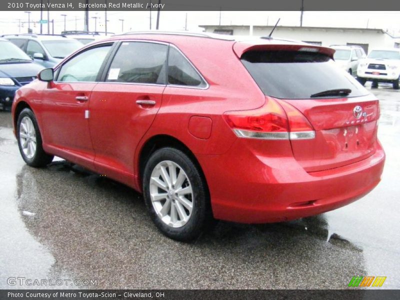 Barcelona Red Metallic / Ivory 2010 Toyota Venza I4