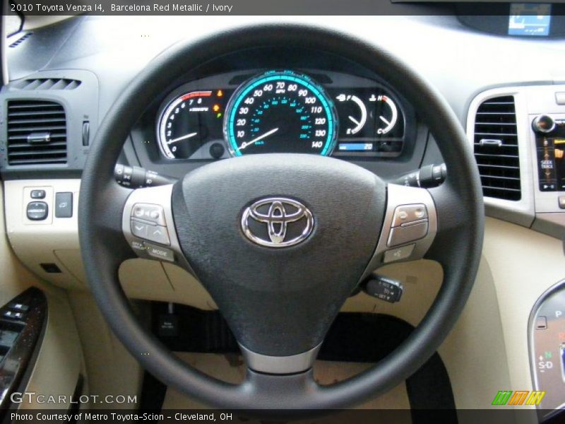  2010 Venza I4 Steering Wheel