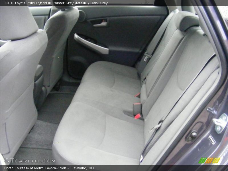Winter Gray Metallic / Dark Gray 2010 Toyota Prius Hybrid III
