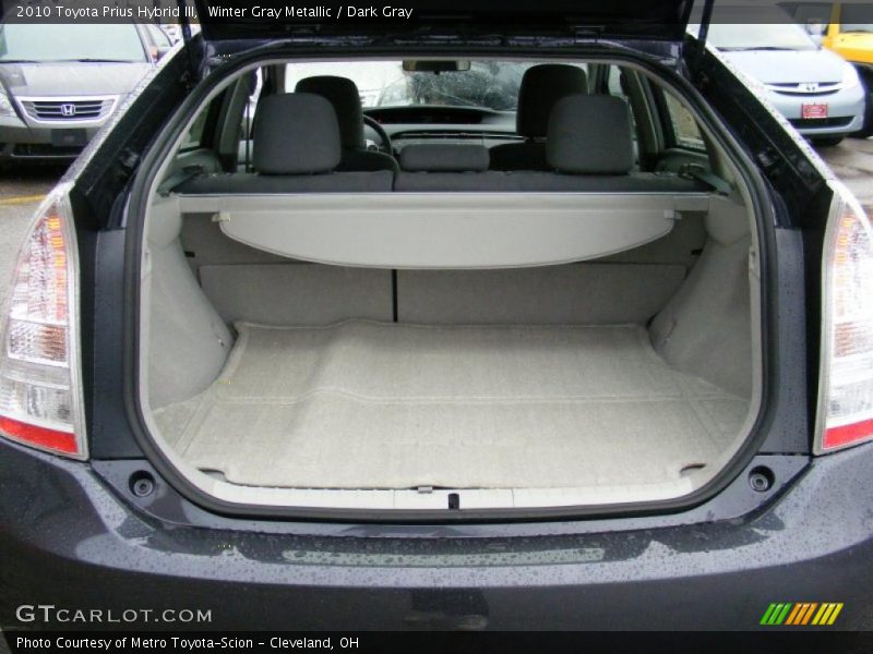 Winter Gray Metallic / Dark Gray 2010 Toyota Prius Hybrid III