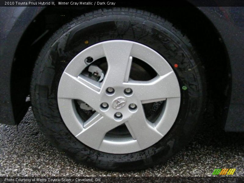 Winter Gray Metallic / Dark Gray 2010 Toyota Prius Hybrid III