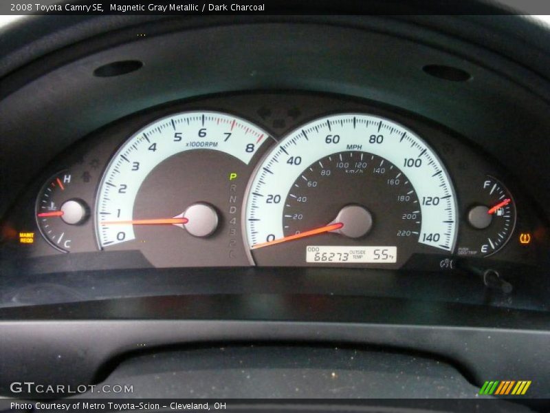 Magnetic Gray Metallic / Dark Charcoal 2008 Toyota Camry SE