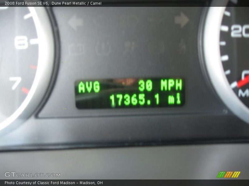 Dune Pearl Metallic / Camel 2008 Ford Fusion SE V6