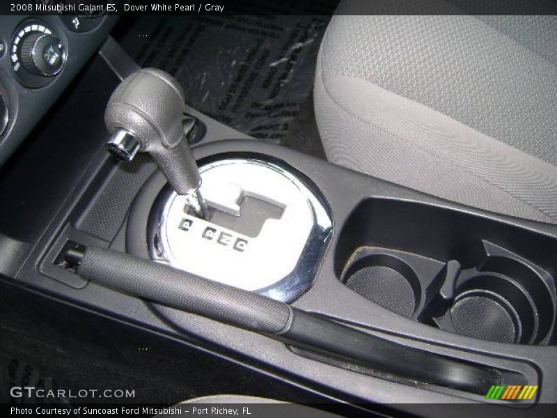 Dover White Pearl / Gray 2008 Mitsubishi Galant ES