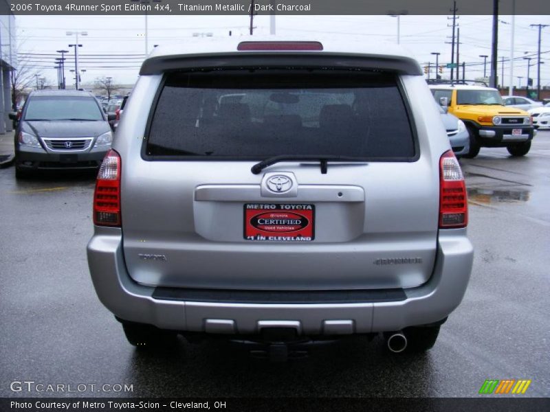 Titanium Metallic / Dark Charcoal 2006 Toyota 4Runner Sport Edition 4x4