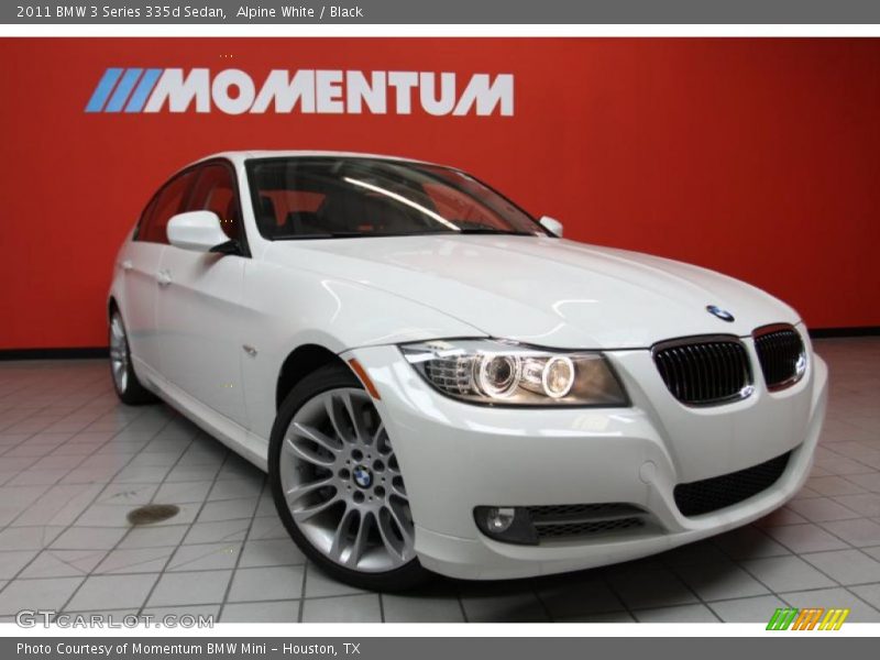 Alpine White / Black 2011 BMW 3 Series 335d Sedan