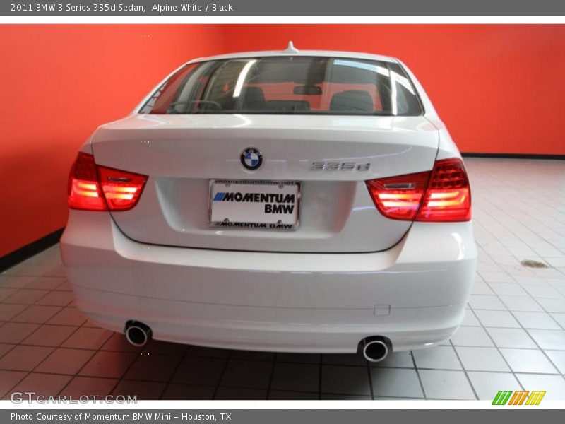 Alpine White / Black 2011 BMW 3 Series 335d Sedan