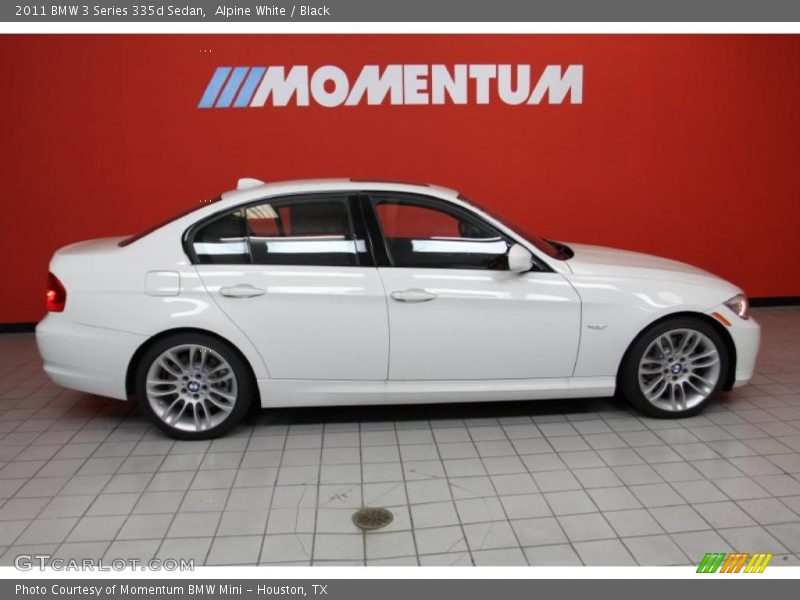 Alpine White / Black 2011 BMW 3 Series 335d Sedan