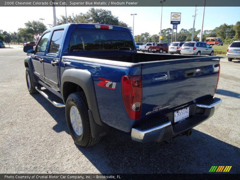 Superior Blue Metallic / Medium Pewter 2006 Chevrolet Colorado Crew Cab