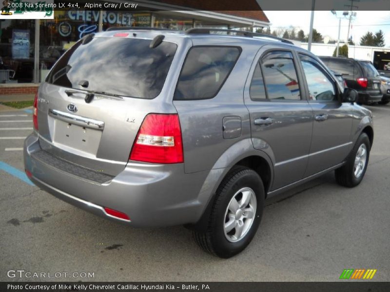 Alpine Gray / Gray 2008 Kia Sorento LX 4x4