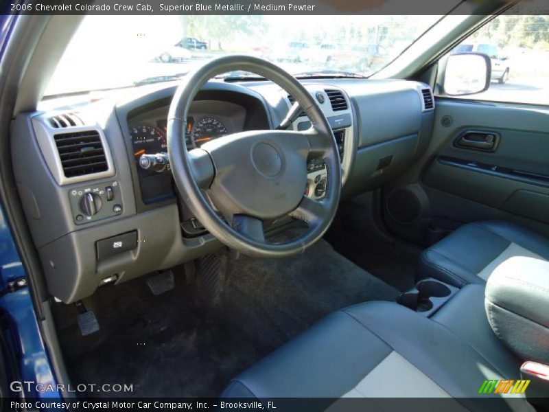 Medium Pewter Interior - 2006 Colorado Crew Cab 