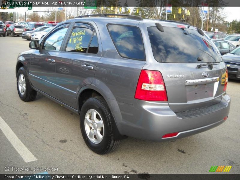 Alpine Gray / Gray 2008 Kia Sorento LX 4x4