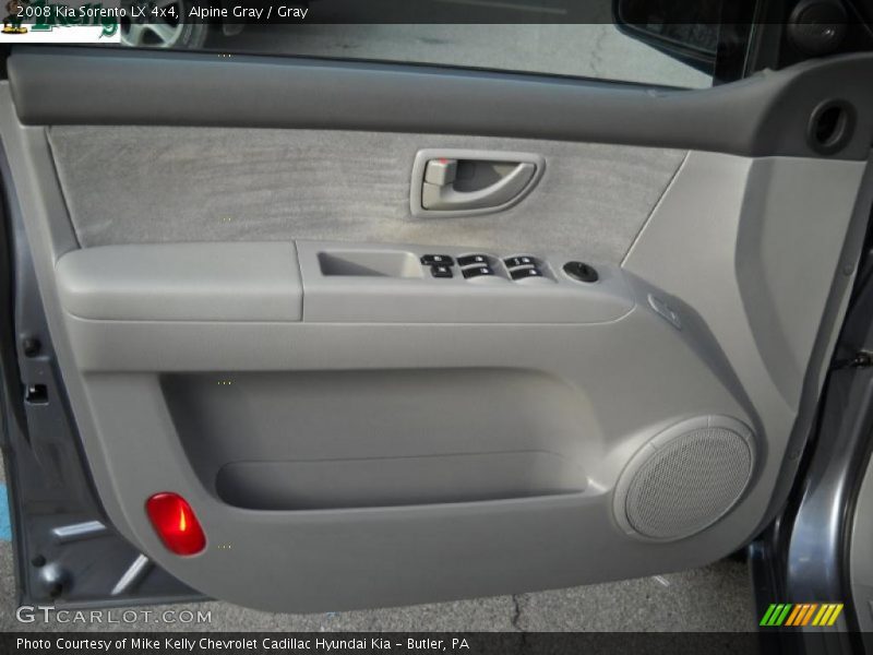 Alpine Gray / Gray 2008 Kia Sorento LX 4x4