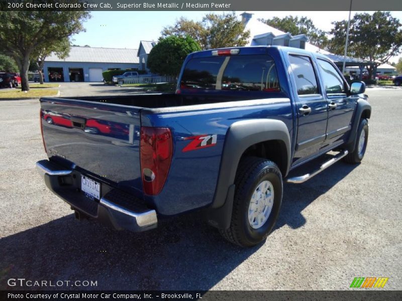 Superior Blue Metallic / Medium Pewter 2006 Chevrolet Colorado Crew Cab