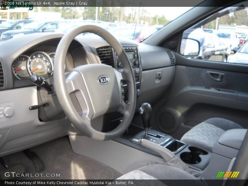 Alpine Gray / Gray 2008 Kia Sorento LX 4x4
