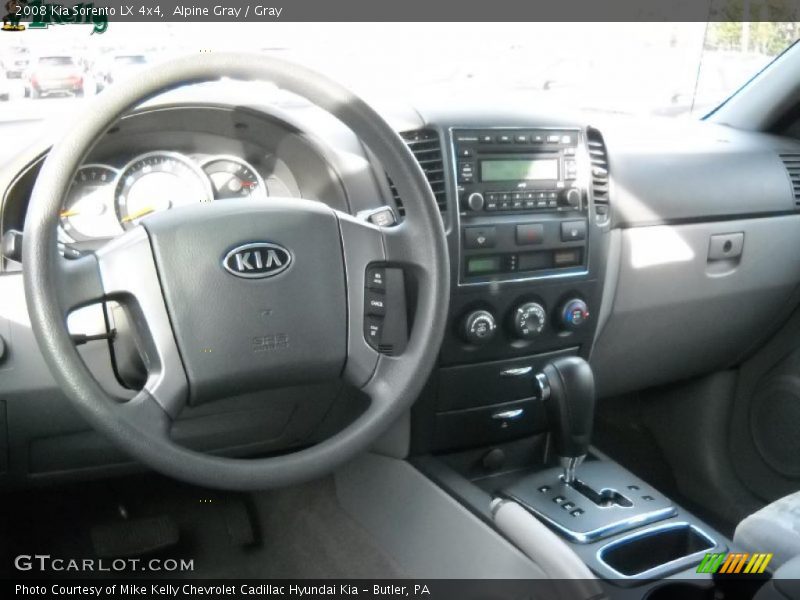 Alpine Gray / Gray 2008 Kia Sorento LX 4x4