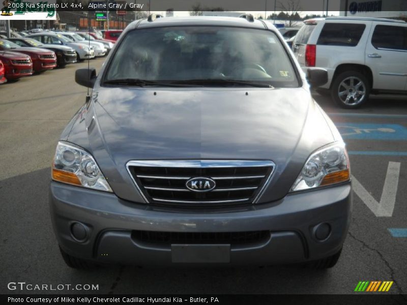 Alpine Gray / Gray 2008 Kia Sorento LX 4x4