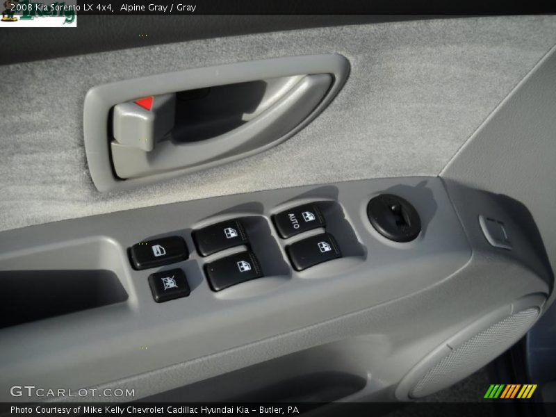 Alpine Gray / Gray 2008 Kia Sorento LX 4x4
