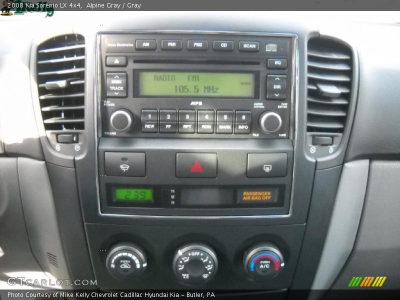 Alpine Gray / Gray 2008 Kia Sorento LX 4x4