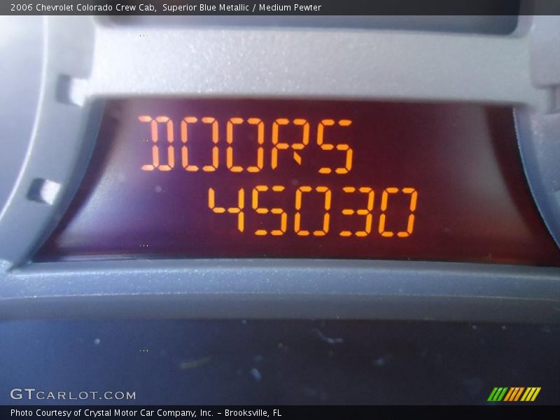 Superior Blue Metallic / Medium Pewter 2006 Chevrolet Colorado Crew Cab
