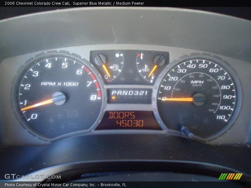  2006 Colorado Crew Cab Crew Cab Gauges