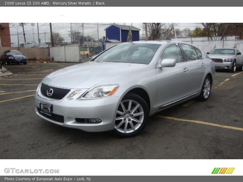 Mercury Silver Metallic / Black 2006 Lexus GS 300 AWD