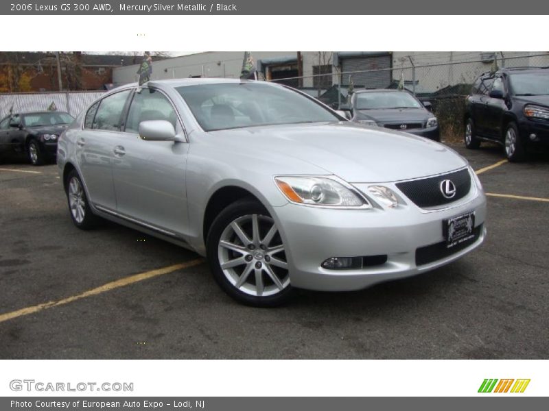 Mercury Silver Metallic / Black 2006 Lexus GS 300 AWD