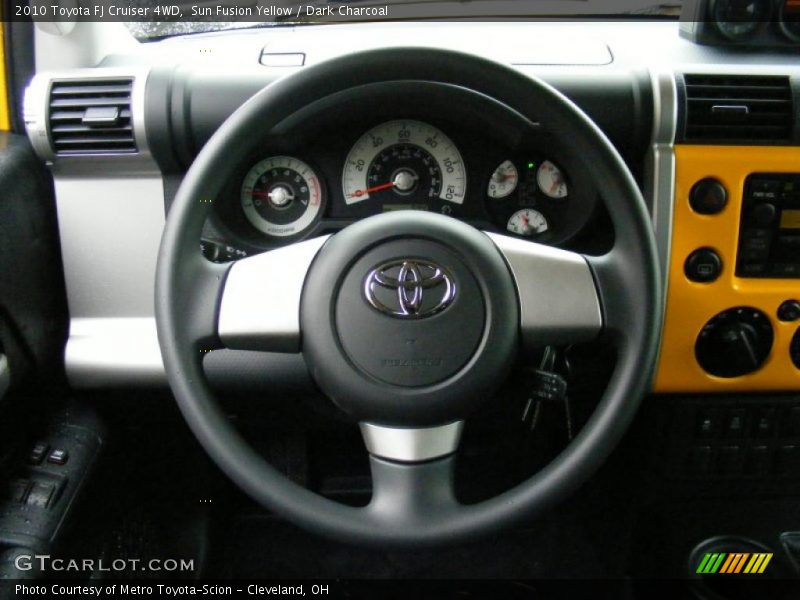 Sun Fusion Yellow / Dark Charcoal 2010 Toyota FJ Cruiser 4WD
