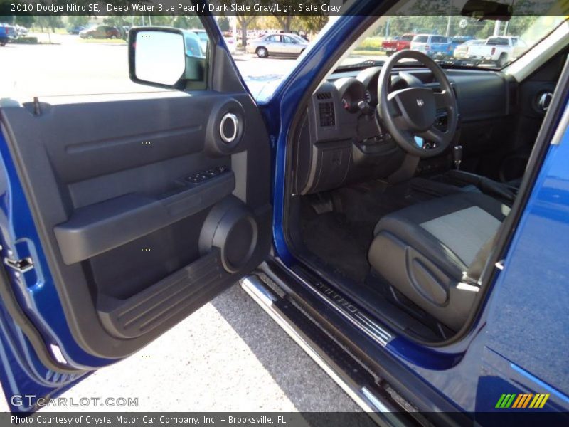 Deep Water Blue Pearl / Dark Slate Gray/Light Slate Gray 2010 Dodge Nitro SE