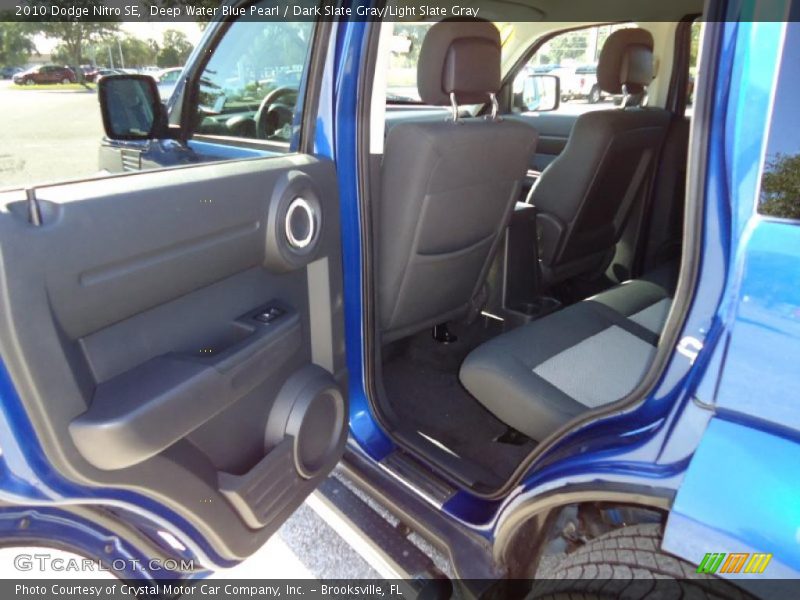 Deep Water Blue Pearl / Dark Slate Gray/Light Slate Gray 2010 Dodge Nitro SE