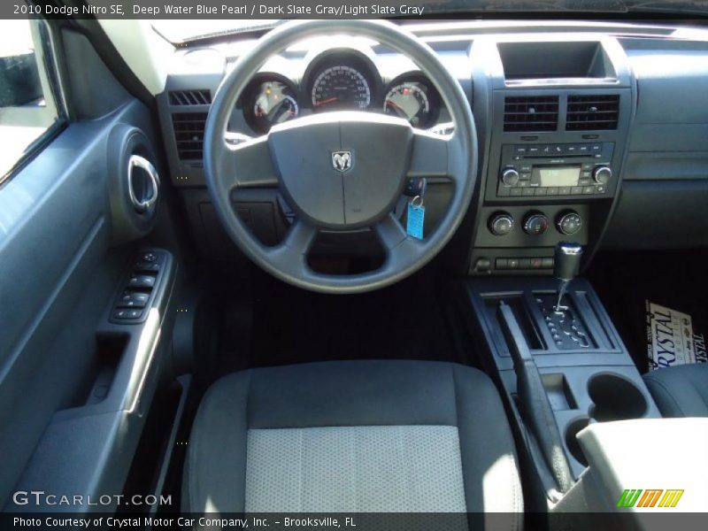 Deep Water Blue Pearl / Dark Slate Gray/Light Slate Gray 2010 Dodge Nitro SE