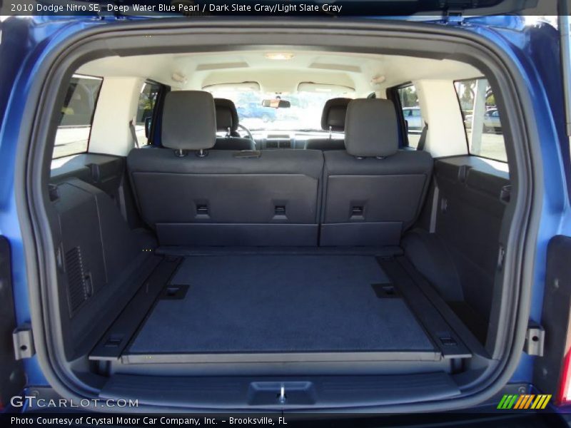 Deep Water Blue Pearl / Dark Slate Gray/Light Slate Gray 2010 Dodge Nitro SE