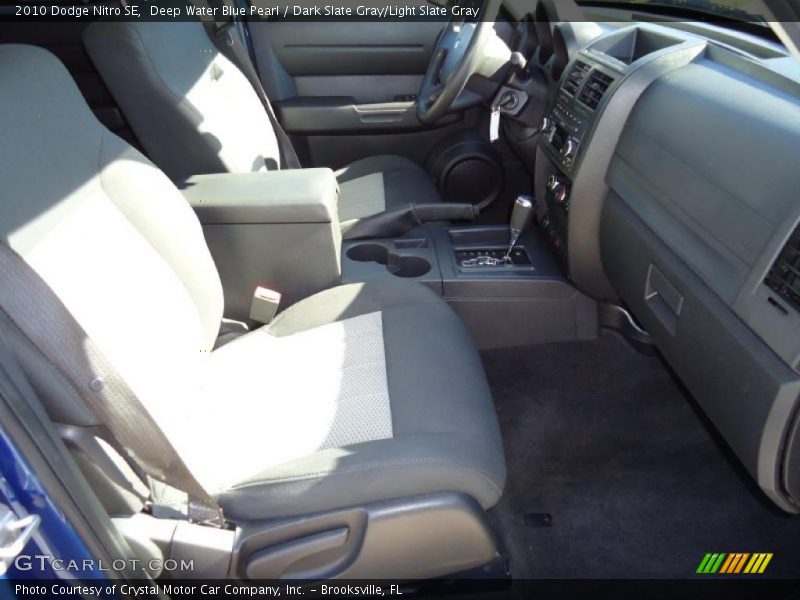 Deep Water Blue Pearl / Dark Slate Gray/Light Slate Gray 2010 Dodge Nitro SE