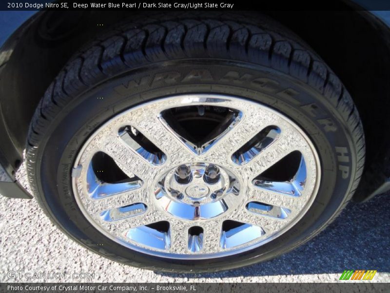 Deep Water Blue Pearl / Dark Slate Gray/Light Slate Gray 2010 Dodge Nitro SE