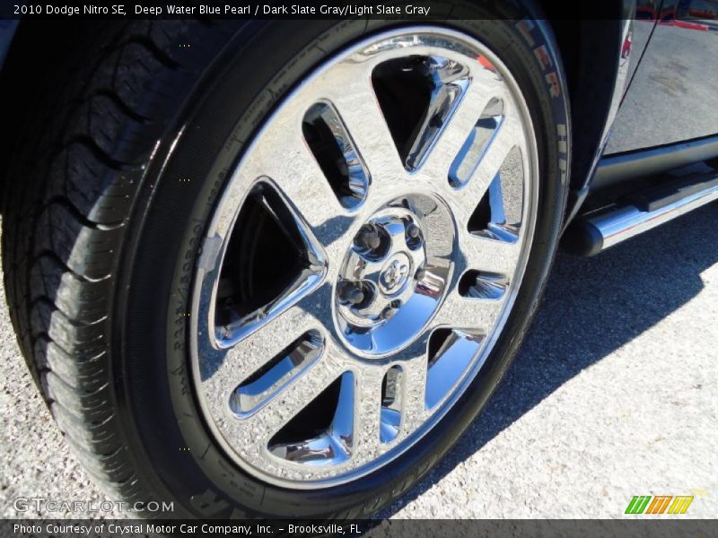 Deep Water Blue Pearl / Dark Slate Gray/Light Slate Gray 2010 Dodge Nitro SE