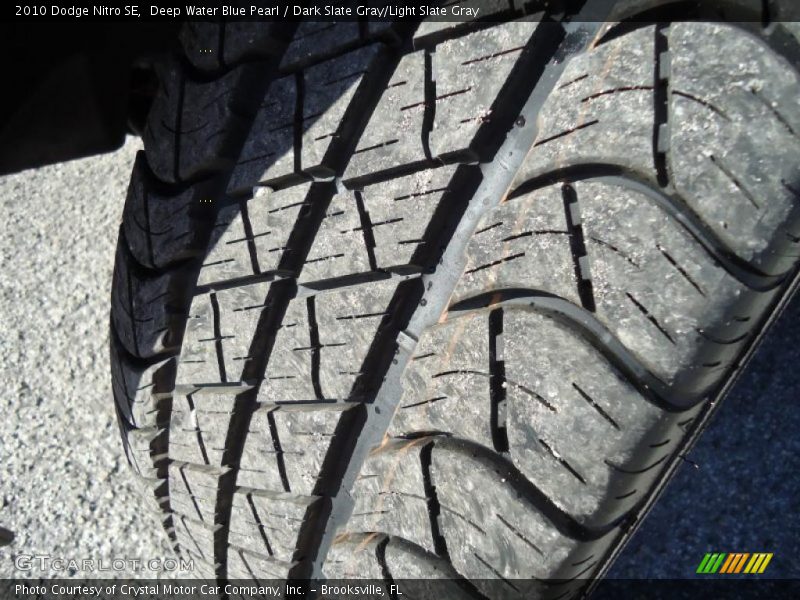 Deep Water Blue Pearl / Dark Slate Gray/Light Slate Gray 2010 Dodge Nitro SE