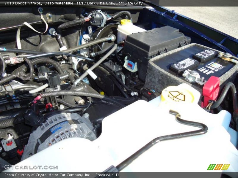 Deep Water Blue Pearl / Dark Slate Gray/Light Slate Gray 2010 Dodge Nitro SE