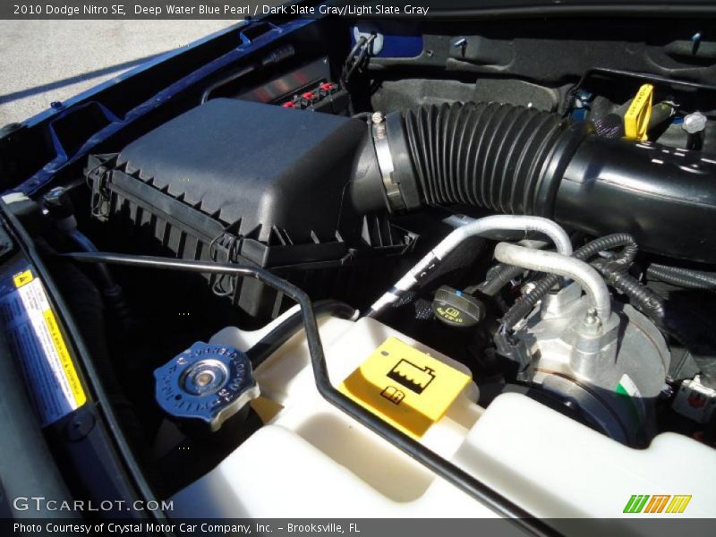 Deep Water Blue Pearl / Dark Slate Gray/Light Slate Gray 2010 Dodge Nitro SE