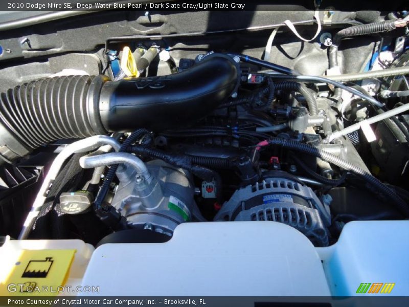 Deep Water Blue Pearl / Dark Slate Gray/Light Slate Gray 2010 Dodge Nitro SE