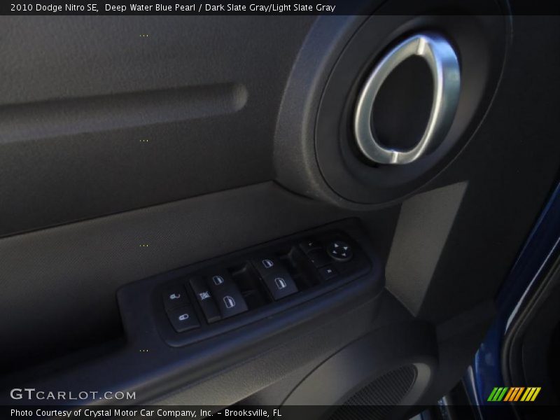Deep Water Blue Pearl / Dark Slate Gray/Light Slate Gray 2010 Dodge Nitro SE