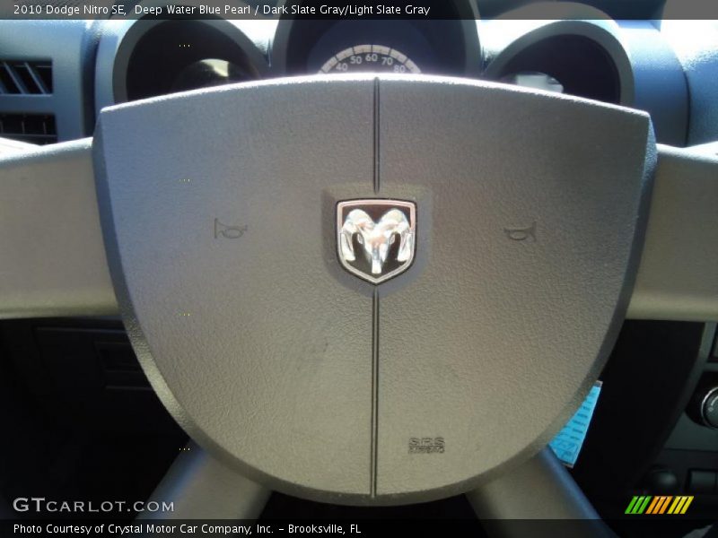 Deep Water Blue Pearl / Dark Slate Gray/Light Slate Gray 2010 Dodge Nitro SE