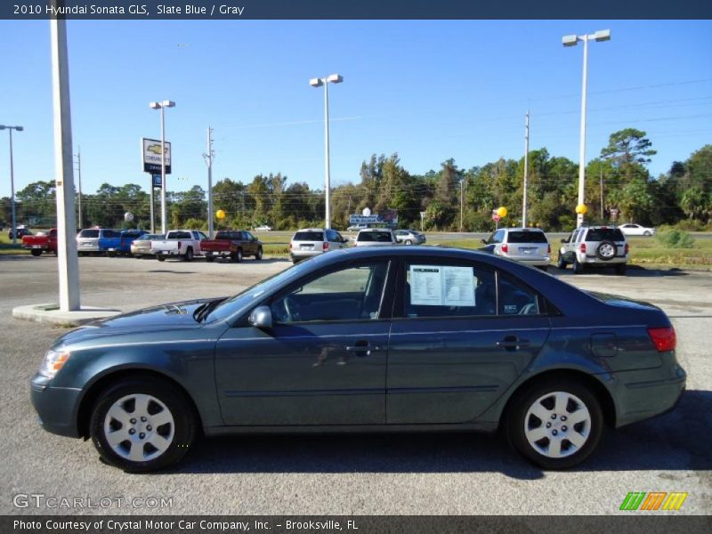 Slate Blue / Gray 2010 Hyundai Sonata GLS