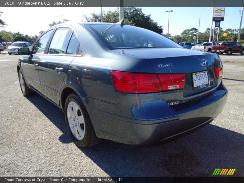 Slate Blue / Gray 2010 Hyundai Sonata GLS