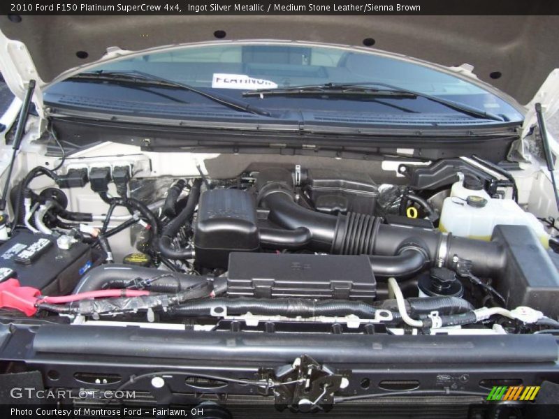  2010 F150 Platinum SuperCrew 4x4 Engine - 5.4 Liter Flex-Fuel SOHC 24-Valve VVT Triton V8