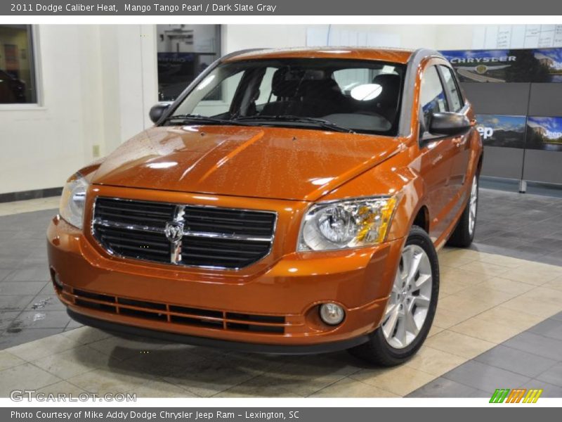 Mango Tango Pearl / Dark Slate Gray 2011 Dodge Caliber Heat