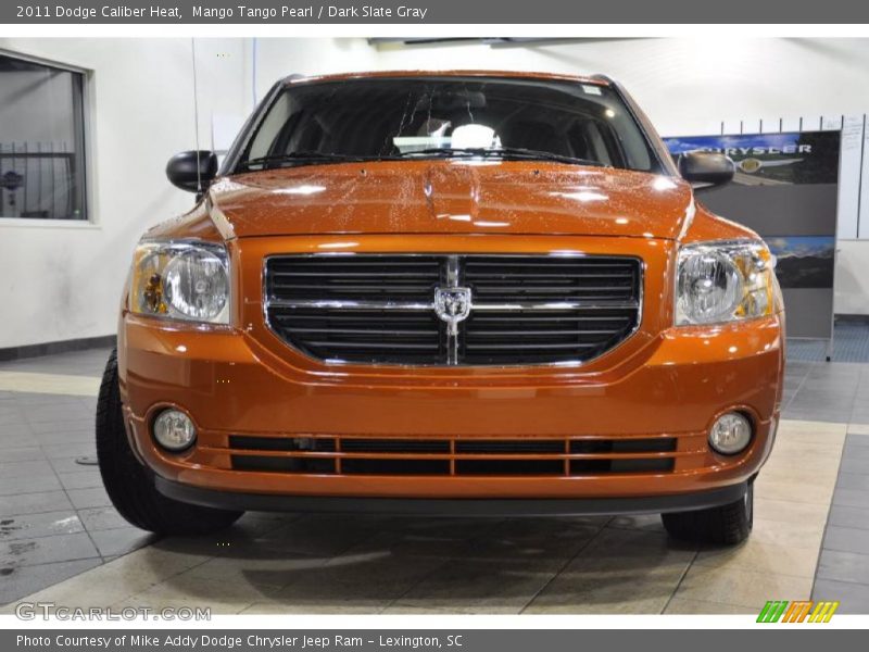 Mango Tango Pearl / Dark Slate Gray 2011 Dodge Caliber Heat