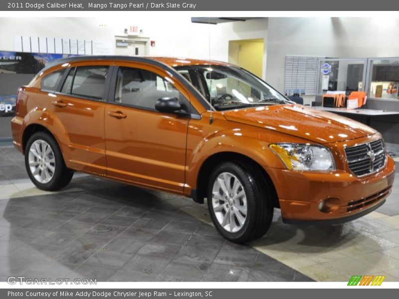 Mango Tango Pearl / Dark Slate Gray 2011 Dodge Caliber Heat