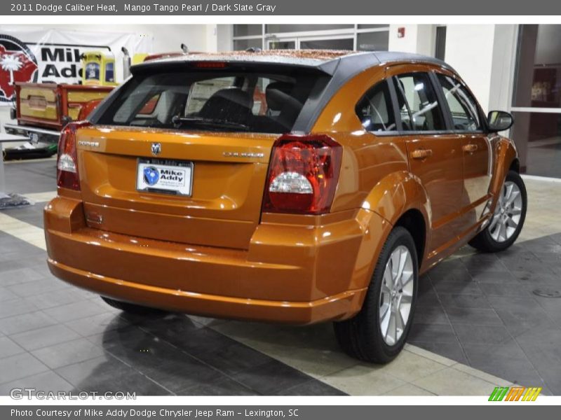 Mango Tango Pearl / Dark Slate Gray 2011 Dodge Caliber Heat